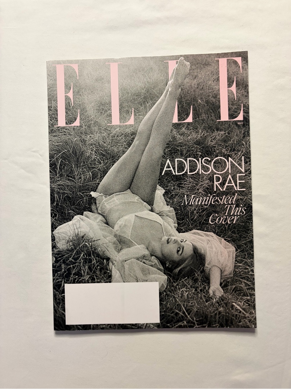 EllE Addison Rae “Manifested This Cover” Issue May 2025 Magazine
